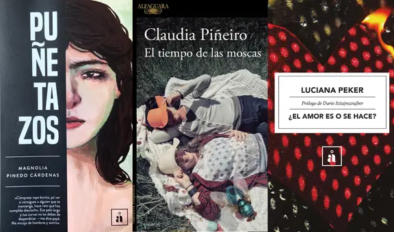 Tres libros, tres autoras