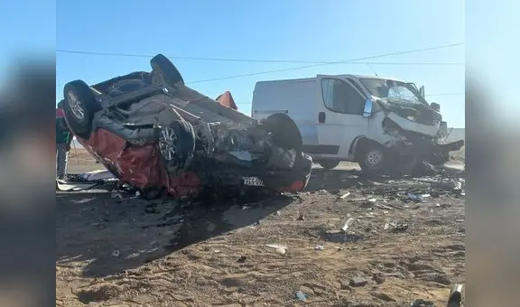Cuatro ocupantes de auto que iba de Moquegua a Puno mueren tras impactar con minivan