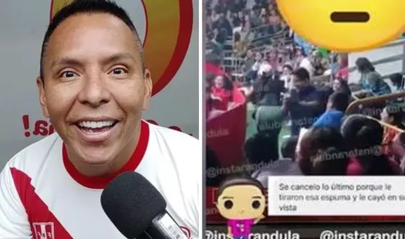 Edwin Sierra se retira de show tras ser agredido por una persona del público