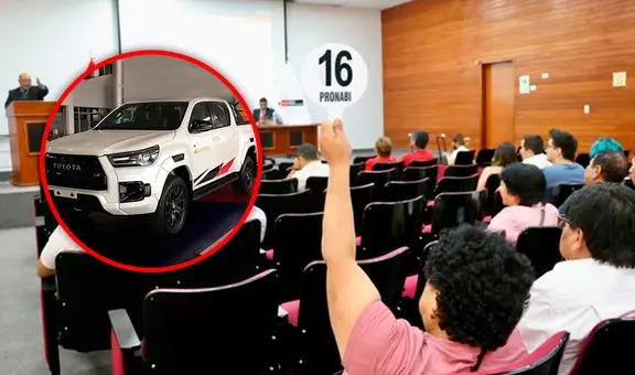 ¿Buscando un carro a BAJO precio? Pronabi SUBASTA 11 unidades con un costo base de S/1.556