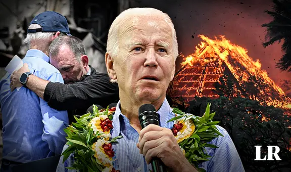 Biden promete ayuda a Hawái tras devastadores incendios: “Haremos lo posible para que se recuperen”