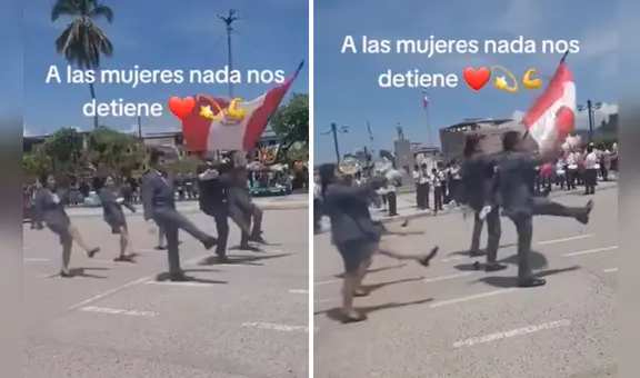 Zapato de mujer sale volando durante desfile en Amazonas: “¡Nada la detiene!”
