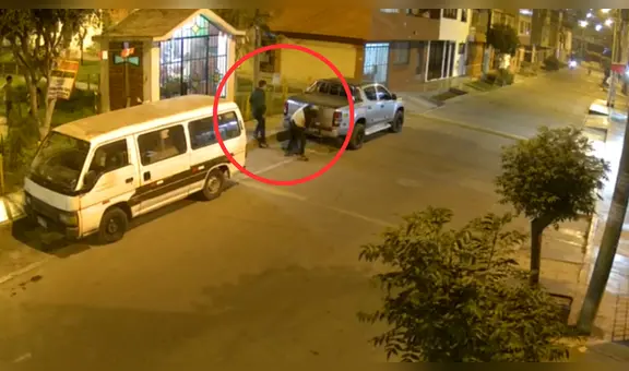 Comas: delincuentes realizan disparos y golpean al chofer para llevarse camioneta