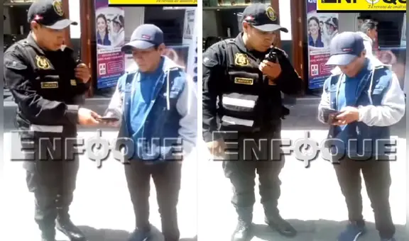 Sereno en Ayacucho persigue a transeúnte para devolverle billetera con S/600: "Buen ejemplo"