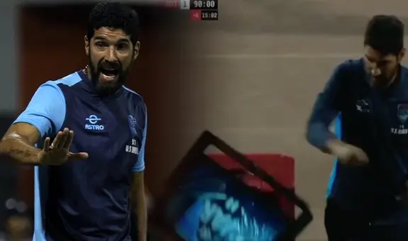 Sebastián Abreu y su 'peculiar' autocrítica tras romper la pantalla del VAR en pleno partido