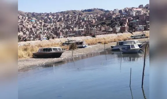 El lago Titicaca sigue perdiendo caudal de agua en Puno