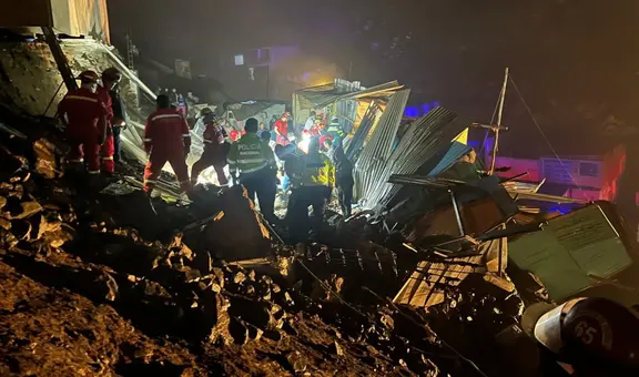 Comas: derrumbe en casa deja a menor de edad atrapado entre los escombros