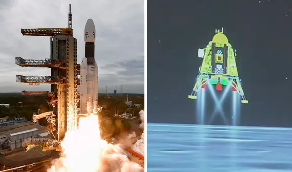 India llega a la superficie de la Luna por primera vez: ¿cómo fue el despegue y aterrizaje de Chandrayaan-3?