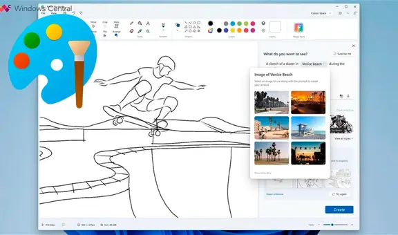 Microsoft revolucionará Paint con la inteligencia artificial generativa: así funcionaría