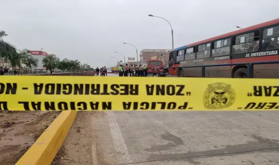 Comas: mujer fallece en accidente de tránsito tras invadir vía de ampliación del Metropolitano