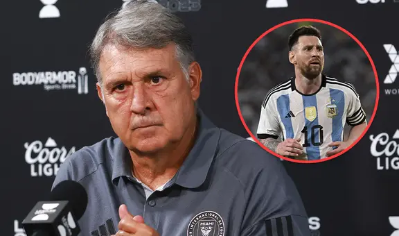 'Tata' Martino preocupa a Argentina por Lionel Messi tras seguidilla de partidos del Inter Miami