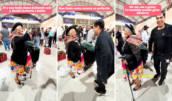Adulta mayor cautiva las redes al bailar huaylas: “Qué linda y cómo mueve su pollerita”