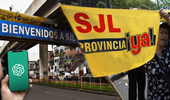 ¿San Juan de Lurigancho debería ser una provincia de Lima? Esto respondió ChatGPT