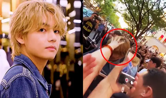 BTS: fan intenta jalarle el cabello a Taehyung en video viral y desata la indignación de ARMY