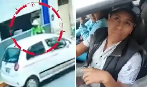 Mujer policía fue arrastrada por conductor que evadió papeleta en Huánuco