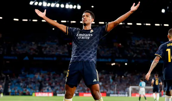 Real Madrid venció 1-0 a Celta de Vigo con golazo de Bellingham y en el debut de Renato Tapia