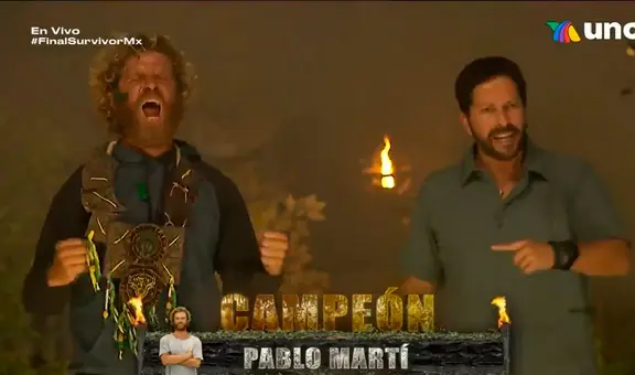 ¡Pablo campeón de 'Survivor México' 2023! Así se vivió la FINAL del popular reality