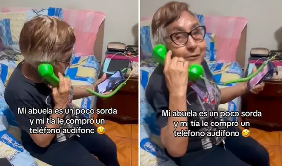 Compran singular auricular para abuelita que tiene problemas de audición: “Lo necesito”