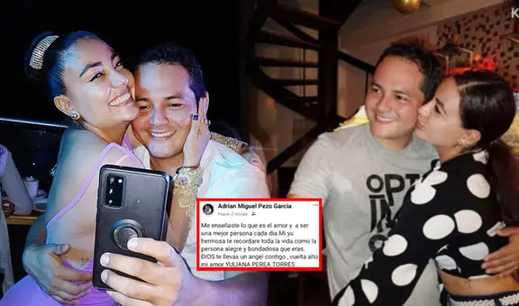 “Me enseñaste a ser una mejor persona”: novio de Yuliana Perea se despide con tierno video