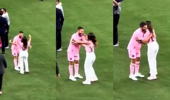 Antonela Roccuzzo confundió a Jordi Alba con Lionel Messi y casi besa al español