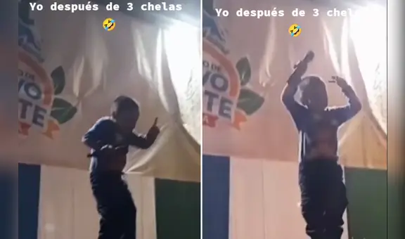Niño sorprende con peculiar baile en concierto de Áncash: “Se ve que lo llevan a los tonos”