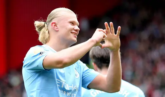 Manchester City venció 2-1 a Sheffield United con un golazo de Erling Haaland
