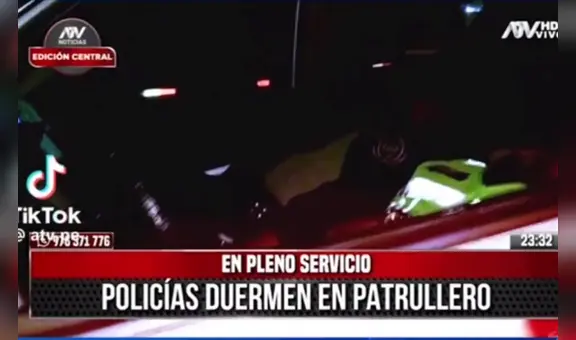 Policía tras ser visto cuando dormía supuestamente en servicio: "¿Qué cuerpo te va a dar para 24 horas?"