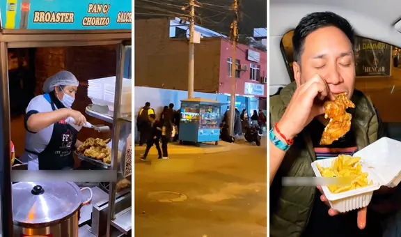 Vendedora ambulante la rompe con venta de pollo broaster en San Miguel: “Bien taypá”