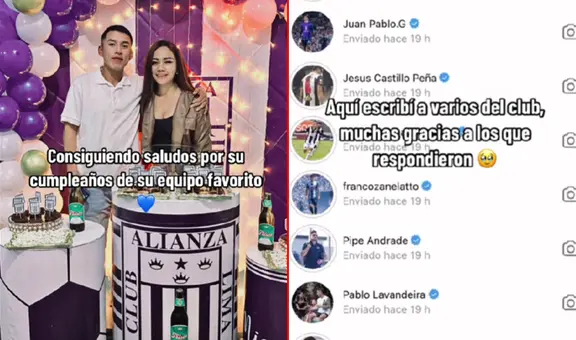 Hincha de la 'U' escribe a jugadores de AL para que saluden a su enamorado: “Qué suerte tienen algunos”