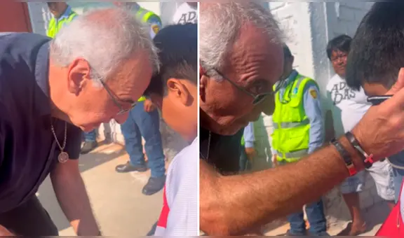 Fossatti tuvo conmovedor gesto con pequeño hincha de la U: “¿Por qué estás llorando?”