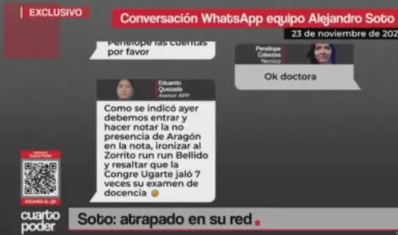 "Debemos crear cuentas bamba": así operaba el equipo de Alejandro Soto para defenderlo