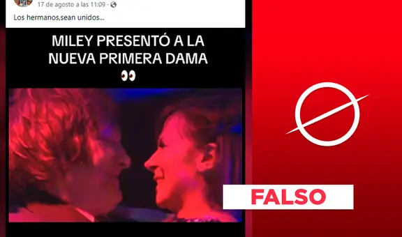 Video viral muestra a Javier Milei besando a su exnovia, no a su hermana, como afirmaron posteos falsos