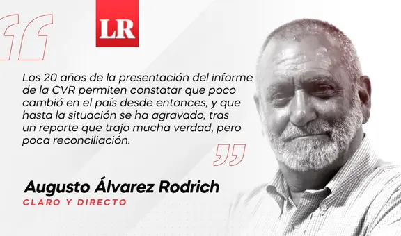Dos décadas de verdad sin reconciliación, por Augusto Álvarez Rodrich