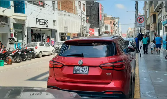 Zonas rígidas siguen usadas como estacionamientos públicos de Chiclayo