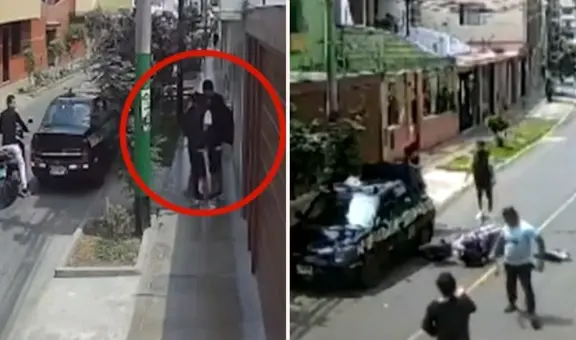 Valiente sereno se enfrenta a delincuentes armados quienes terminan golpeados y sin motocicleta