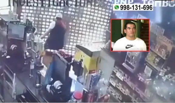 Ate: sujeto entra a robar en tienda, pero trabajadores lo encierran y evitan su fuga