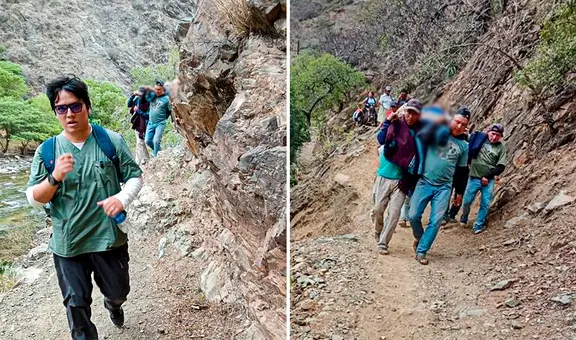 Embarazada fue trasladada en una camilla de palos por falta de carretera en Piura