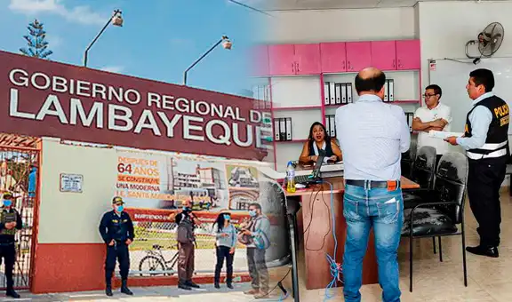 Fiscalía interviene oficinas del Gobierno Regional de Lambayeque por compra de patrulleros