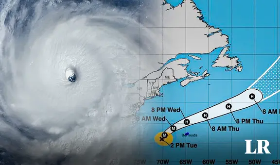 Huracán Franklin 2023: sigue la trayectoria del primer huracán de categoría 4 en el Atlántico