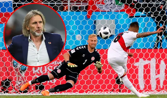 Ricardo Gareca reveló quién debió patear el penal ante Dinamarca en lugar de Christian Cueva