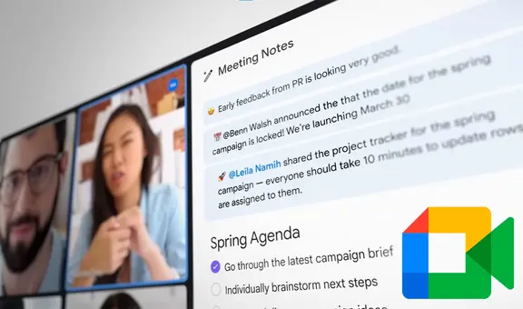 Así es la nueva IA de Google que asiste a reuniones de Meet por ti y te cuenta qué pasó