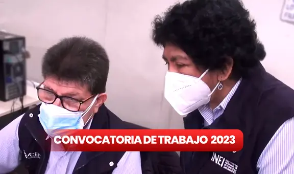 ¿Cómo postular a uno de los 1.400 puestos de trabajo que ofrece el INEI con sueldos de S/2.400?