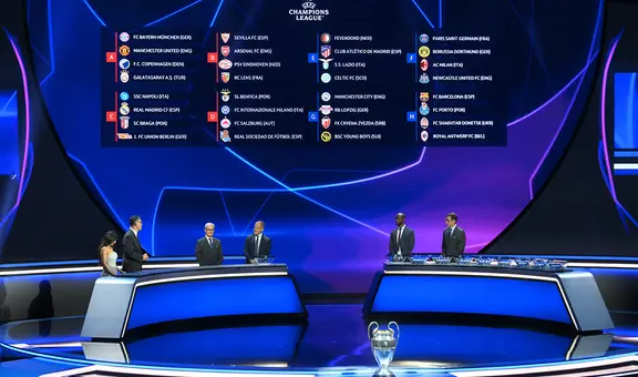 ¡Empieza el camino! Así quedaron conformados los grupos de la Champions League 2023/24