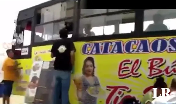 Exchofer del Metropolitano y su esposa sorprenden al tranformar micro en una cocina móvil en Comas