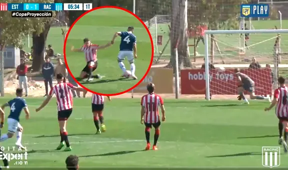 El espectacular gol de Catriel Cabellos con Racing: dejó al rival en el piso e inmóvil al arquero