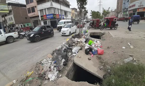 Chiclayo: peligro en la avenida Leguía: sin señalización y estructuras destruidas