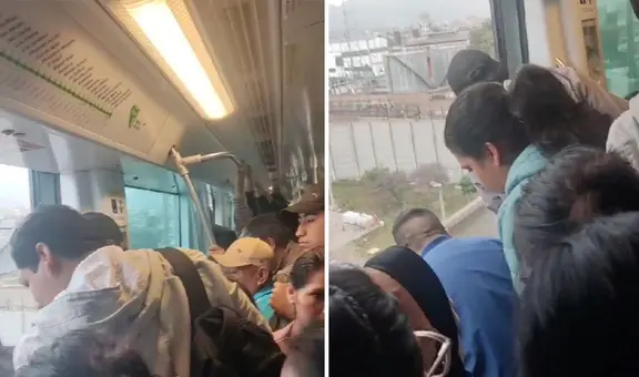 Usuaria narra situación dentro de tren de la Línea 1 tras incidente: "Empezaron a desmayarse"