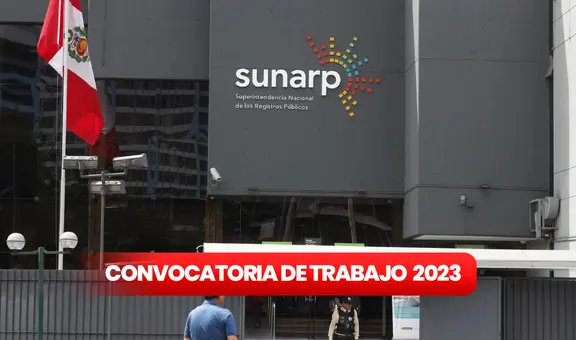 ¡Haz tus prácticas en la Sunarp! Entidad busca 94 estudiantes de 23 carreras en Lima y regiones