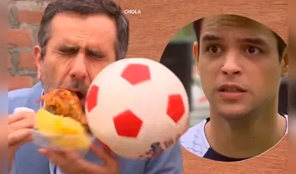 ¡Tremendo pelotazo! Cristóbal quiso demostrar sus dotes de futbolista, pero botó la pollada de Diego