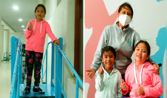Niña de 8 años da sus primeros pasos luego de que le dijeran que no caminaría más tras negligencia